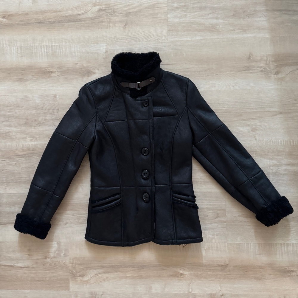 CHRIST Germany Shearling Leather Jacket | Size 32 | MSRP $4500